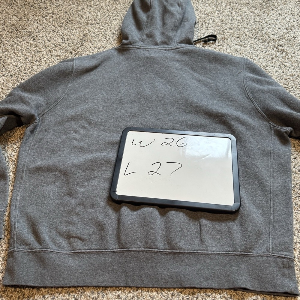 Nike Just Do It Multicolor Logo Men's Hoodie Sweatshirt Size XLarge Grey Gray - Picture 7 of 7